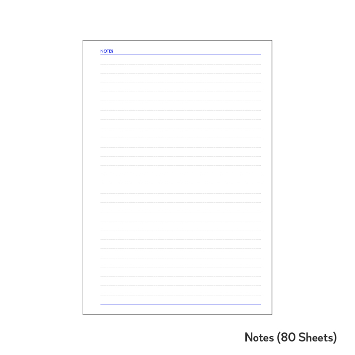 Personal Notebook Quality PVC